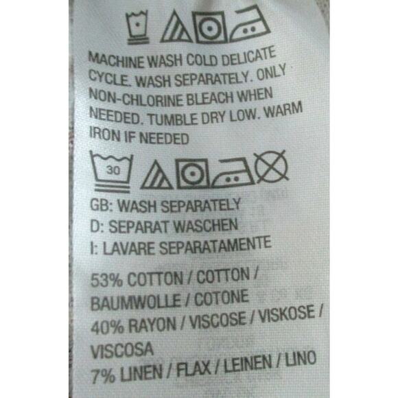 Denim & Co. Naturals Women's Beige House Print Sleeveless Stretch Maxi Dress L. - Picture 9 of 9